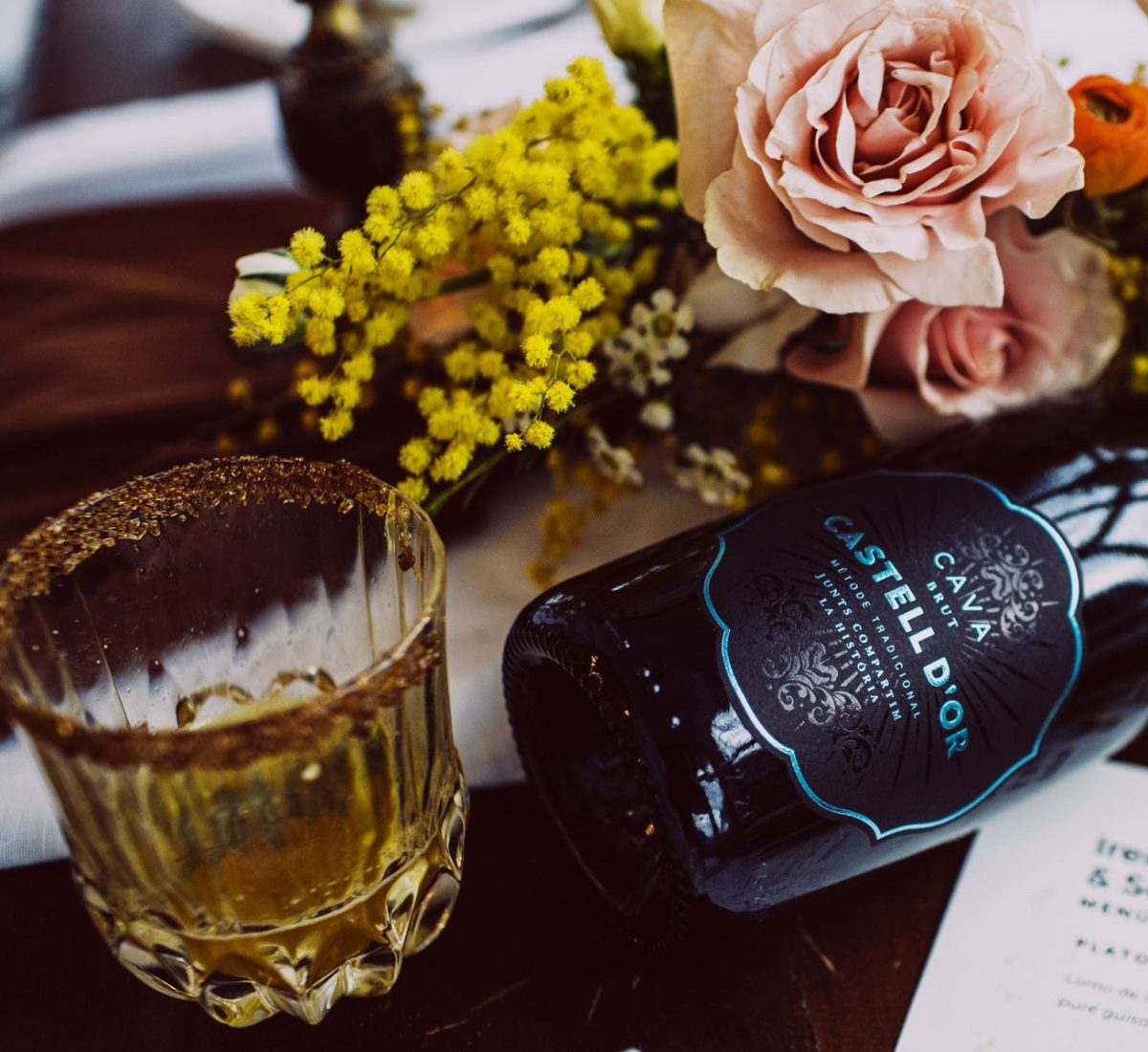 Ampolla de cava Brut Castell d'Or